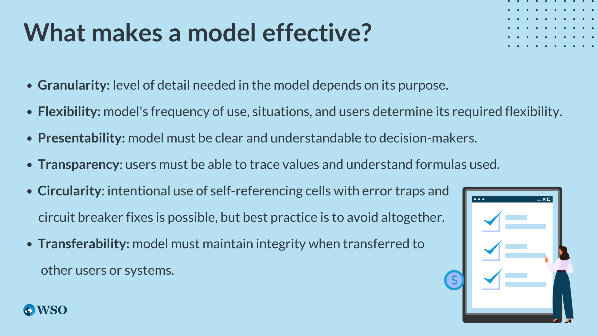 What makes a model effective?